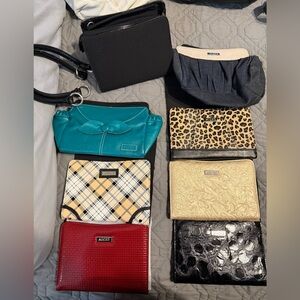 Assorted Women’s Clutch Wallets and Crossbody Set - Multiple Colors